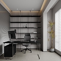 Office Manager Room 3d model