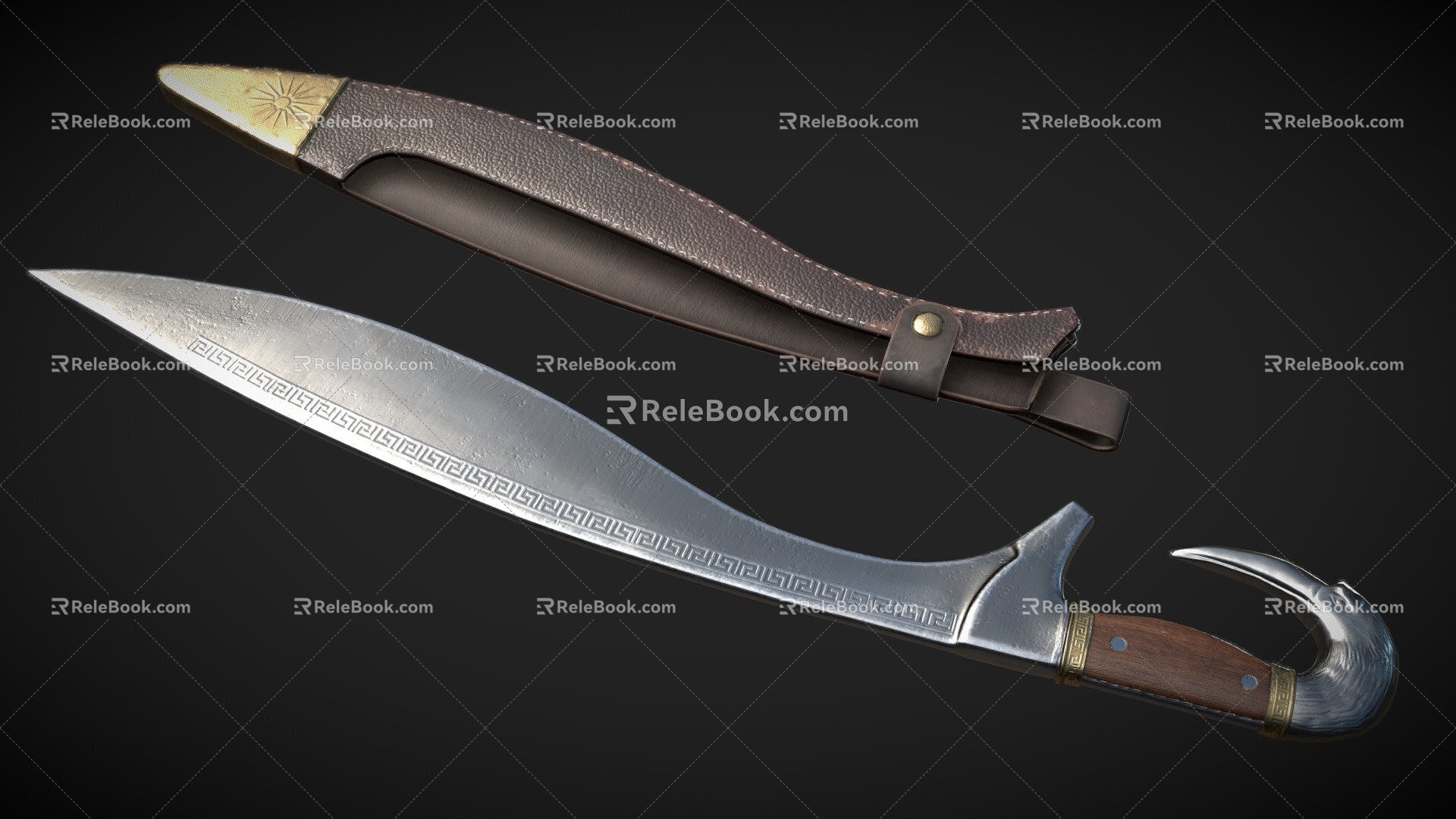 Weapons of the Ancient Greek Sword 3d model