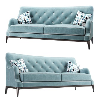 Double sofa 3d model