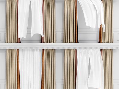 Modern Curtain Fabric Curtain model