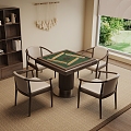 Modern Mahjong Table Entertainment Table 3d model