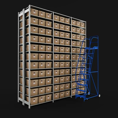 Shelf 3d model Shelf 3d model