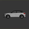 White Volkswagen SUV With Black Roof Stylish Black Wheels And Modern Design