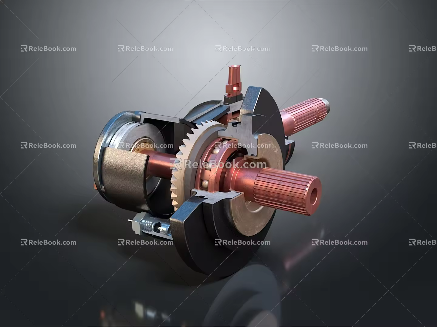Propeller gearbox gearbox reducer 3d model