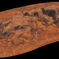 Sand mountain ground 3D model 3d model