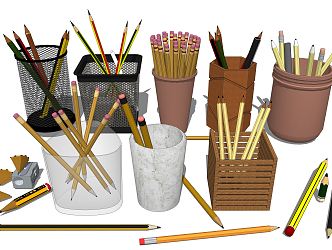 Modern Pencil 3d model