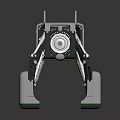 Modern monitoring head security monitoring surveillance camera 3d model
