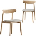 klee casual single chair dining chair 18 3d model