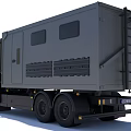 Mercedes Grey Off Road Camper Functional Vehicle With Multiple Windows And Roof Equipment