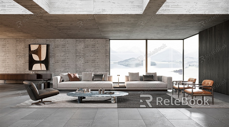 Minotti living room model