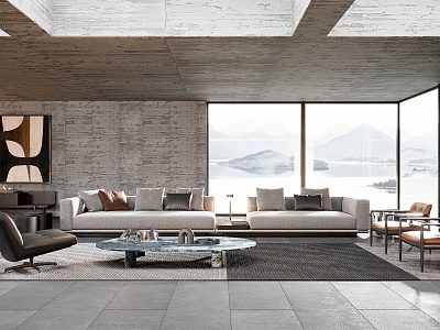 Minotti living room model