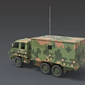 unit command vehicle military command vehicle battalion command vehicle command vehicle shelter command vehicle military communication vehicle support vehicle 3d model