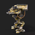 Sci-fi Robot Armed Robot Mech War Robot Artificial Intelligence Future Technology Fighting Robot 3d model