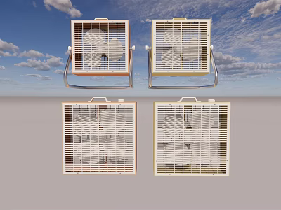 modern exhaust fan exhaust fan 3d model