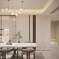 Duplex Living Room Interior Design With Spiral Staircase Marble Dining Table And Globe Chandelier