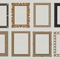 picture frame picture frame picture frame classical picture frame classical picture frame 3d model