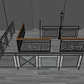 Modern Decorative Fences With Metal And Wooden Design Elements For Outdoor Spaces
