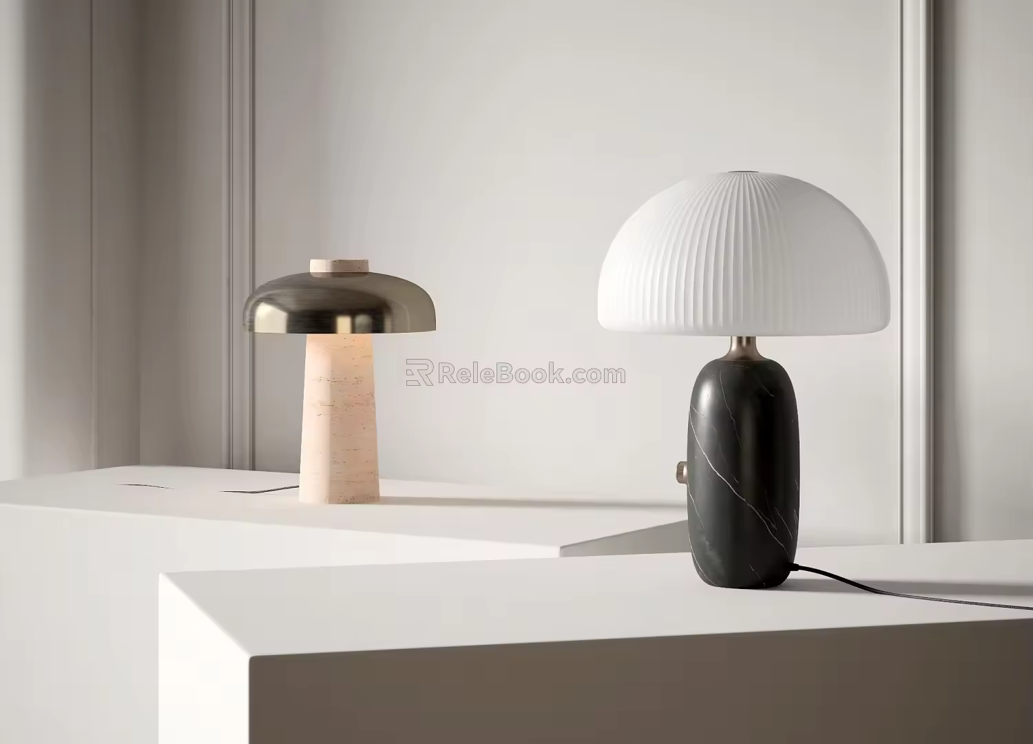 Modern table lamp 3d model
