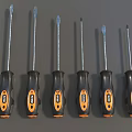 Screwdriver screwdriver hardware tool screwdriver low face number low model simple model game sub-era film and television level super realistic high precision 3d model