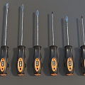 Screwdriver screwdriver hardware tool screwdriver low face number low model simple model game sub-era film and television level super realistic high precision 3d model