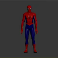 Spider Man Character In Classic Red And Blue Suit With Spider Logo
