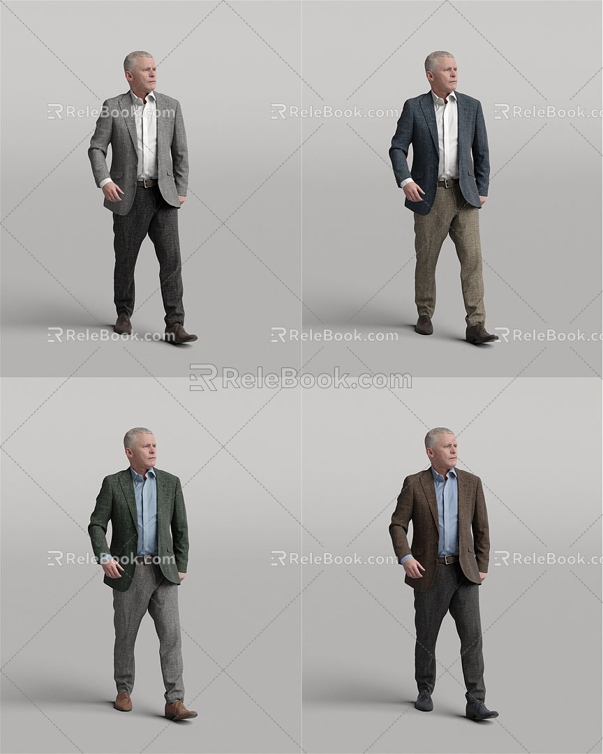 modern man male figure model