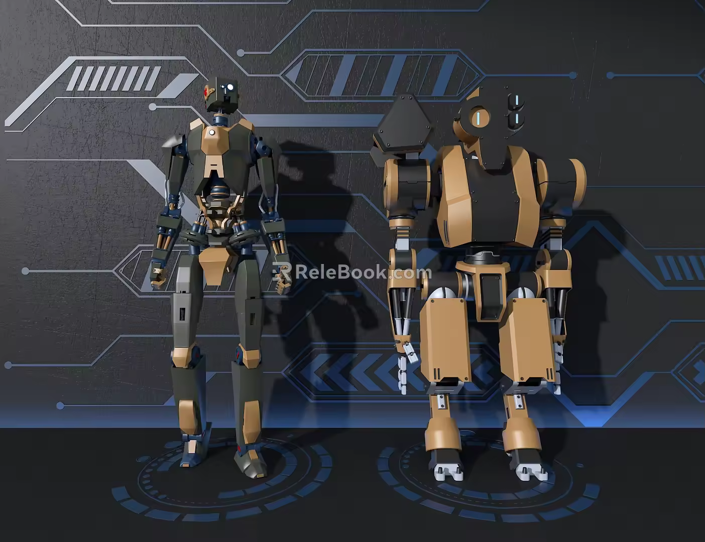 Robot Mecha Handset 3d model