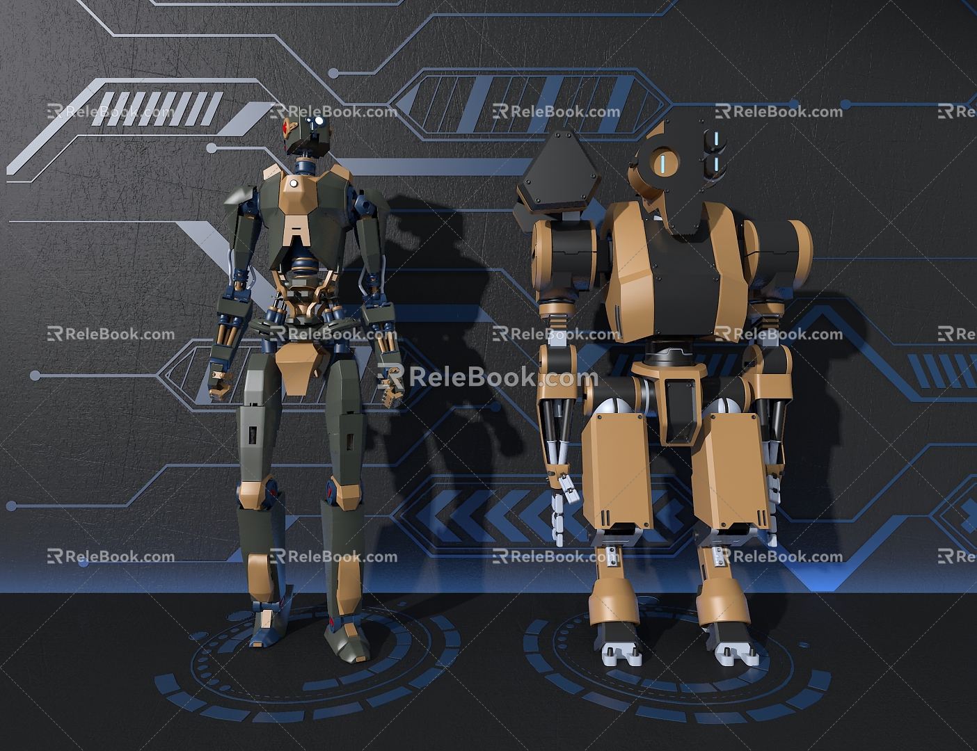 Robot Mecha Handset model