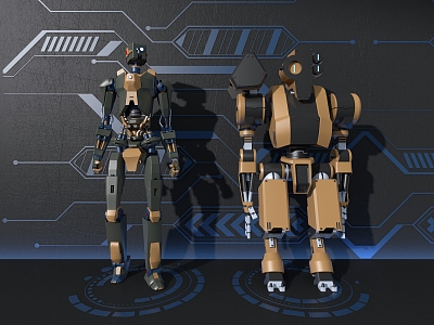 Robot Mecha Handset model