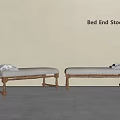 Wooden Shoe Benches With Upholstered Seats And Soft Blankets For Entryway Decor