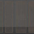 New Chinese Screen Chinese Partition 3d model