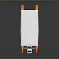 Barska Dvrana Brodovi Boat Featuring Orange White Exterior And White Canopy Seats