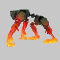 Ape Lava Robot Quadruped Robot Science Fiction Robot Mechanical Beast 3d model