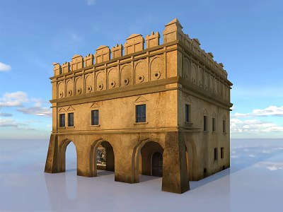 Jane's House Desert House 3d model