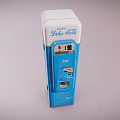 Retro Blue Coca-Cola Commercial Vending Machine With Classic Design For Business Use