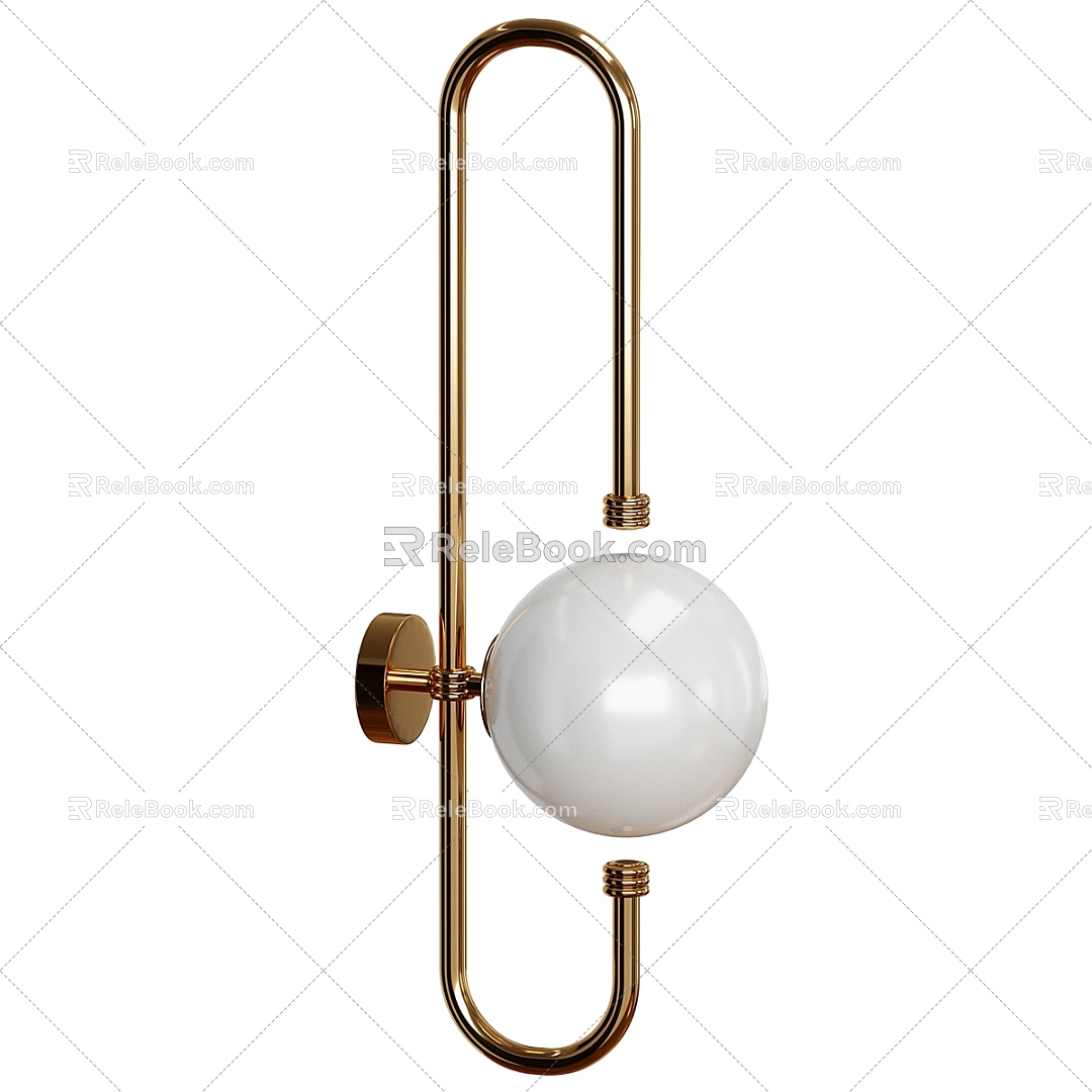 Modern wall lamp 3d model