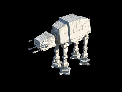 Intelligent Machine With Four Mechanical Legs And Advanced Metallic Structural Design 3d model