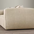 RH FULHAM UPHOLSTERED LEFT Multiplayer Sofa Modern Sofa Sandplace Art Sofa 3d model