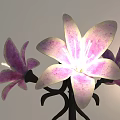 Decorative 4 Meters High Outdoor Landscape Lights with Pomegranate Renzi Flowers