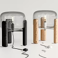 Modern table lamp 3d model