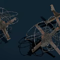Public Safety Facility Equipped With Barbed Wire And Metal Frames For Protection