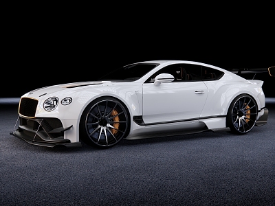 Modern sports car Bentley Continental sports car model