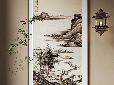 New Chinese Hanging Paintings Chinese Hanging Paintings model