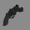 Guns Revolver Assault Rifle Submachine Gun Sniper 3d model
