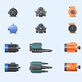 Assortment of Industrial Equipment Including Pumps Motors Valves and Mechanical Devices