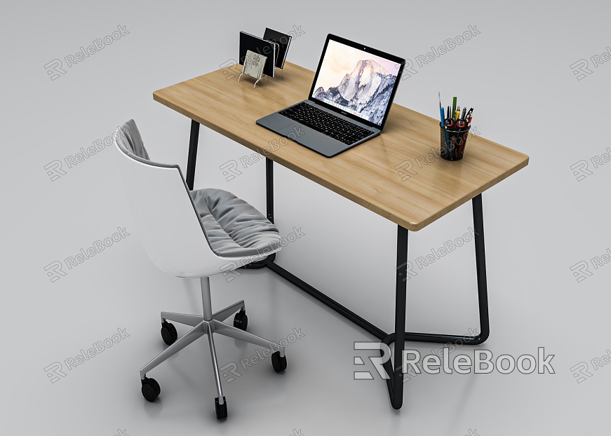 Notebook desk model