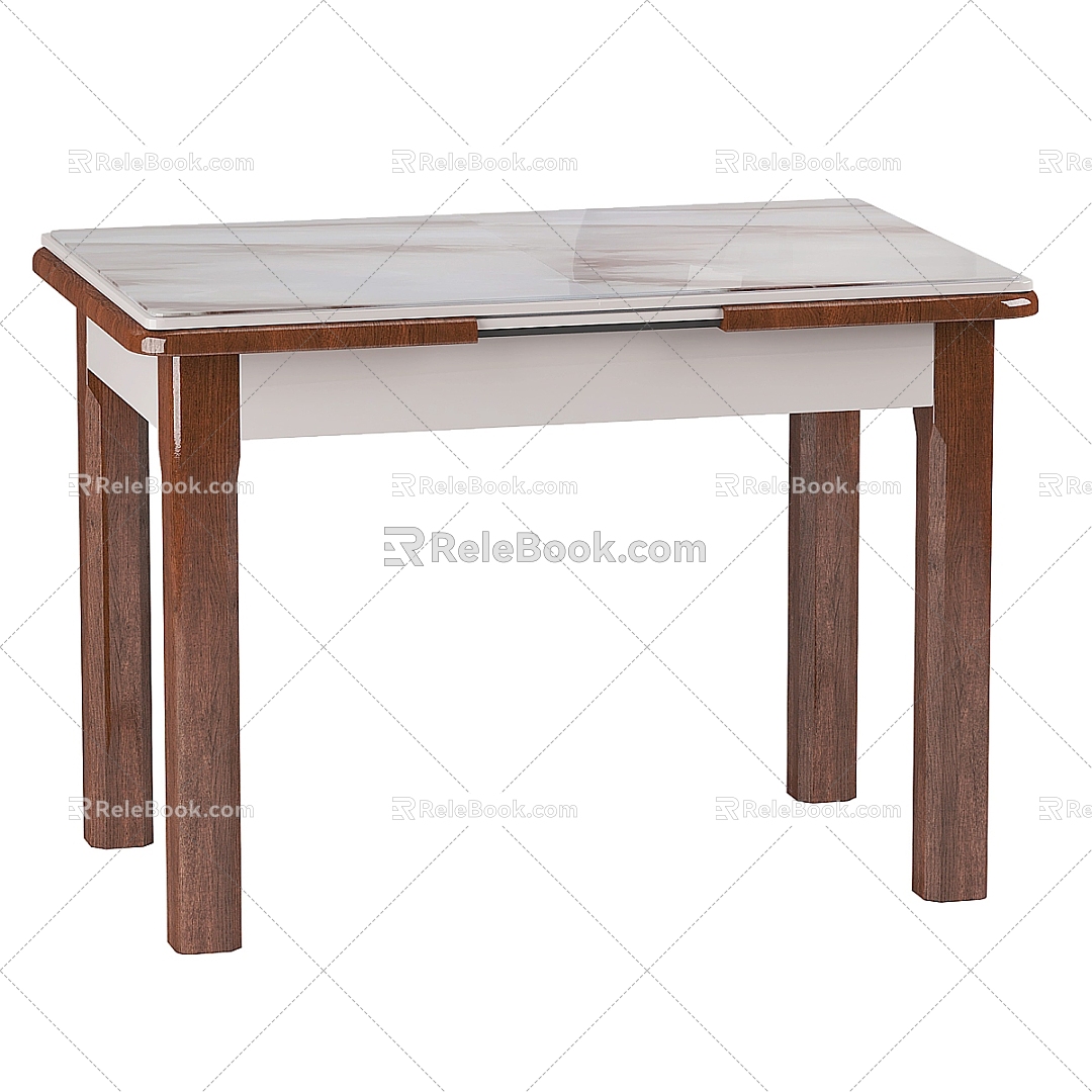 Nordic Simple Coffee Table 3d model