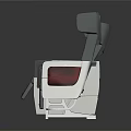 Modern Cosmic Spacecraft Seats With Ergonomic Design And Central Console