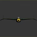 Space Aerospace Themed Model Aircraft With Green Yellow Camouflage And White Cross Symbols