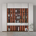 Modern Bookcase Simple Bookcase 3d model